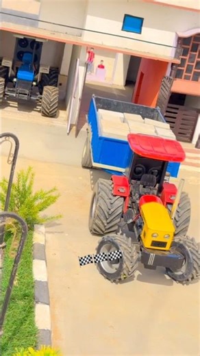 Hmt 4x4 with long dumper trolley 🔥reverse driving 👍