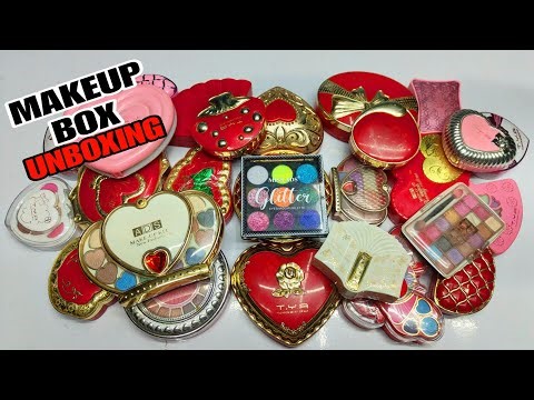 Unboxing Big Makeup Box Kits, Barbie Makeup Kit, Makeup box Collection,Free Gifts,Makeup Gifts 13/10