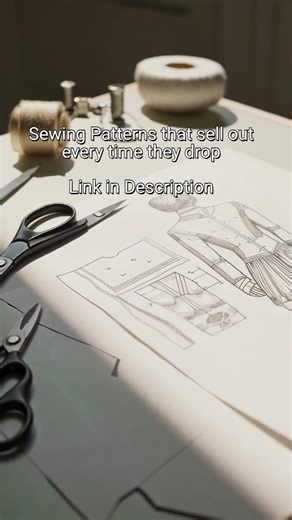 These sewing patterns sell out in minutes #sewingpatterns #sewing #trending