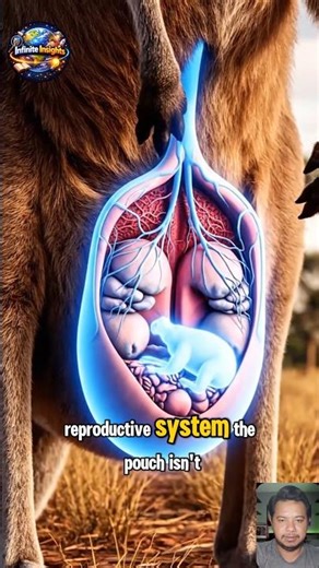 The Secret Behind Kangaroo Pouches 🦘 #shorts #uniquefacts #Kangaroos