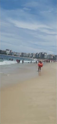 Copacabana Beach, Rio de Janeiro #trending #shorts #youtubeshorts #viral #beach #asmr #reels