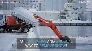 Creative Japanese snow removal