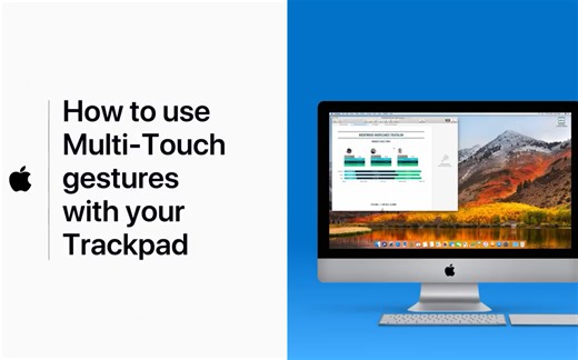 苹果支持 教程 如何在 Mac 的触控板上使用多点触控手势 - Apple Support