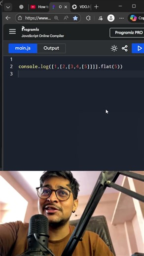 Flat() vs Flat(Infinity) – Difference समझो! 🔥 #coding #webdevelopment #1million