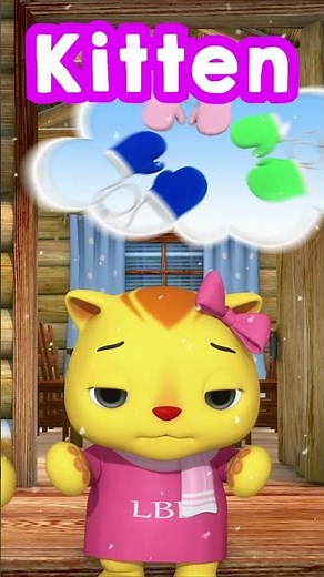 3 Little Kittens 🐱 Girl Power Kids Show 👑#short