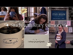 Study With Rory Gilmore / Aesthetic LoFi background music / 1-Hour 💙☕