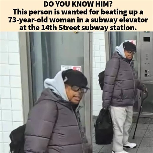 New Yorkers on Instagram: "The attack happened shortly before noon on Dec. 12, at the 14th Street subway station. Police say the suspect got into an elevator along with a 73-year-old woman at the 14th Street station and then punched the woman in the face several times before getting away. First responders took the woman to the hospital in stable condition. The man was seen on security cameras in a black hat, glasses, gray hooded sweatshirt, dark gray jacket and gray pants. He had two black bags 