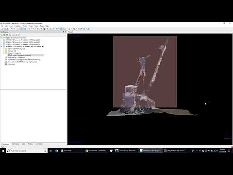 Agisoft Metashape Tutorial - Trimming and Editing point Clouds - Manually