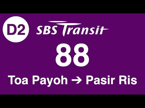 [4K60] SBS Transit Trunk 88 Direction 2 Hyperlapse