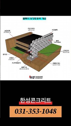 #보강토옹벽 #보강토 #보강토시공 #retainingwall #식생블록 #경관옹벽 #보강토시공방법 #보강토공사방법