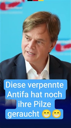 😁Dr. Baumann AfD: These sleepy Antifa were still smoking their mushrooms 😊😂