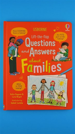 Do all families squabble? 🧑‍🧒‍🧒 Can you have two family trees? 🌳 What's a first cousin twice removed? 🤔 Lift the flaps to find the answers to these and many more curious questions. Explore what makes you YOU, follow a family through time and discover what being a family means to different people. #UsborneBooks #LiftTheFlapBooks #ActiveLearning #FamilyTree