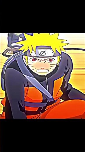 "Naruto Unleashes Nine Tails Chakra Mode 🦊#naruto#anime#narutoshippuden#shorts