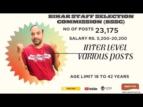 Bihar Staff Selection Commission (BSSC) Inter Level 23175