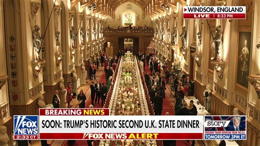 Guest list, menu revealed for Trump's UK state dinner
