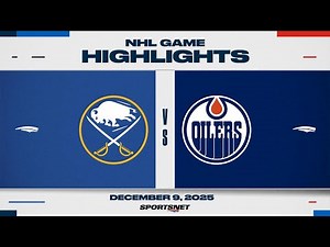 NHL Highlights | Sabres vs. Oilers - December 9, 2025
