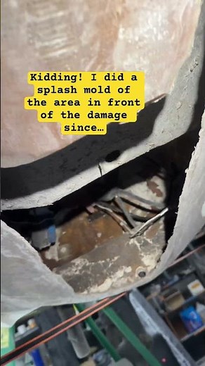 Center console boat fiberglass repair #boatrestoration #autobodyshop #gelcoat #boatbuilding