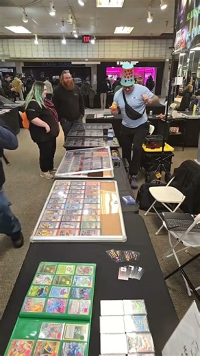 SHE MADE ME A MASCOT! #pokemon #vendorpov #pokemoncards #wholesome