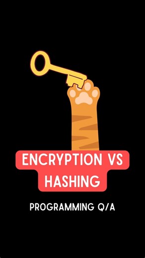 Encryption vs Hashing #encryption #hashing #techexplained #programmingbasics