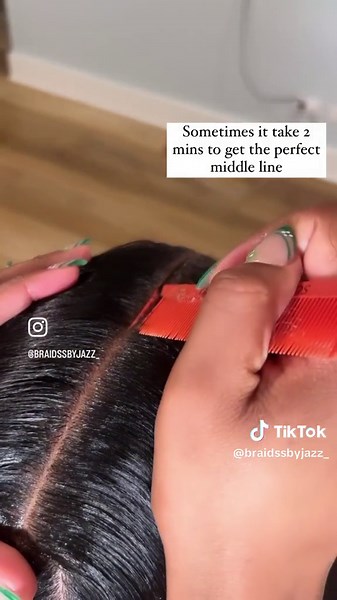 Creating the Perfect Middle Part: Braiding Tutorial