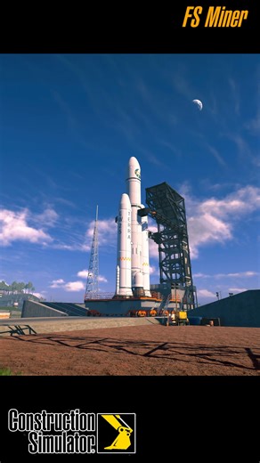 🚧 Construction Simulator - Spaceport Mission End - Rocket Launch 🚧 #constructionSimulator #publicworks #travauxpublics #fsminer #mining #gamingchannel #liebherr #construction #constructionlife #constructionequipment | FS Miner's Construction Site