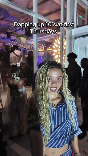 Dapping up 10’s at first Thursday #publicinterview