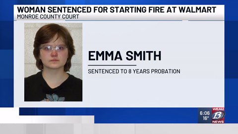 Sparta woman sentenced for starting a fire at Sparta Walmart