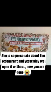 4.6K views · 45 reactions | This was when she start all the backdrop of the restaurant We open it without you yesterday And today you are gone forever. Even in your almost death, everyone can attest to it when I step in the hospital from Ndemban to Bjl You most called out my name and hold my hands tight . May Allah AZAWAJAL have mercy on your soul I don't know how to deal with this pain.. | PYFC TV | Facebook