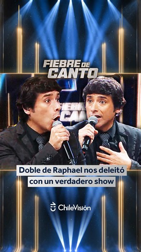 ¡TODA LA PASIÓN DE RAPHAEL! 🌹 El imitador del español se tomó el escenario de #FiebreDeCantoCHV y nos hizo vibrar con toda la intensidad, emoción y dramatismo de Raphael ❤️‍🔥