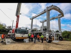 Barrage de Fumel : le département du Lot-et-Garonne teste son futur transbordeur à bateau