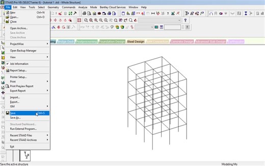 Udemy - STAAD Pro Certification Course Concrete and Steel Buildings 2019-12