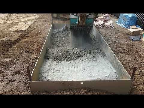 ソイルセメント工法 3 地盤改良 ユンボ
