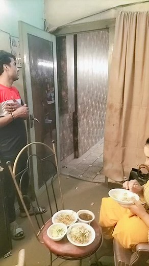 Casual Conversation Over Dinner: Floral and Yellow Outfits