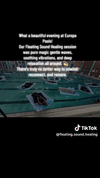 What a beautiful evening at Europa Pools! Our Floating Sound Healing session was pure magic gentle waves, soothing vibrations, and deep relaxation all around. 💫 There’s truly no better way to unwind, reconnect, and restore.