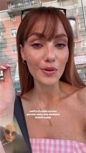 ROSALINDA CANNAVÒ: I'm dripping with sweat
