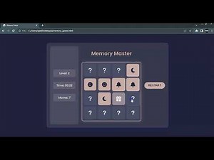 Memory Game In JavaScript