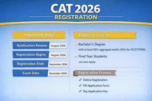 CAT Registration 2026: Last Date, Fees, Step-by-Step Process