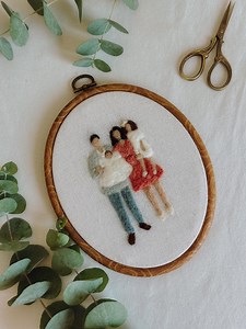 Custom Felted Wool Family Portrait - Etsy