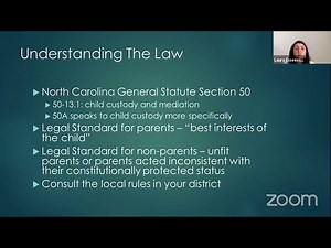 Free Child Custody Webinar - Legal Aid of North Carolina