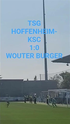 TSG HOFFENHEIM KSC 1:0 WOUTET BURGER #bundesliga #fußball #inter #soccer #football