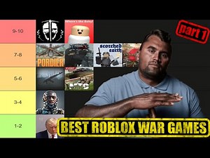 Ranking The Best War Games on Roblox (Part 1)