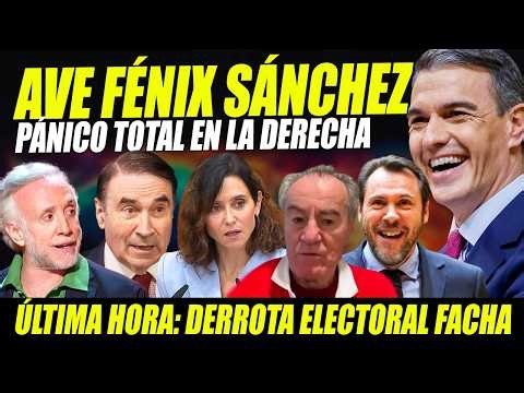 PÁNICO TOTAL FACHA: AVE FÉNIX SÁNCHEZ RESURGE.INDA ANTICIPA VICTORIA IZQUIERDA. PÉREZ ROYO RETRATA
