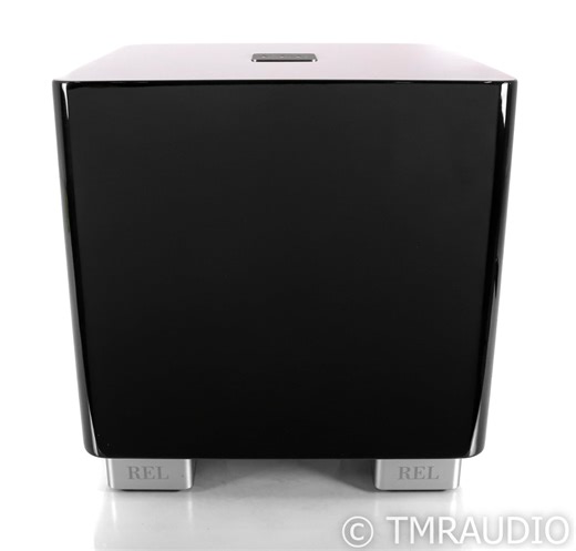 REL T/5x 8" Powered Subwoofer; Piano Black; T5x (Open Box)
