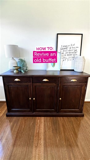 What do you think of the finished buffet? Learn how to do it yourself here: https://bit.ly/4aVibyd | Inspirations Paint | Facebook