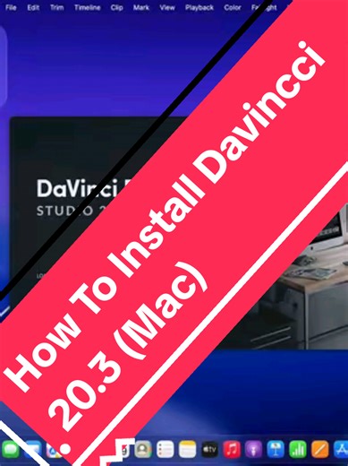 How To Install Davincci 20.3 (mac) #Davincci