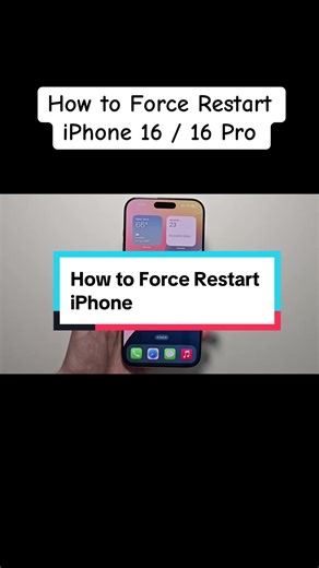 iPhone 16 / 16 Pro: How to Force Restart Easily