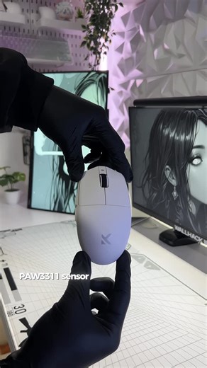 Shinra on Instagram: "Happy Thursday ✨ Another clean gaming mouse collab from @mchose_official Meet the MCHOSE G3 V2, a 59g tri-mode wireless gaming mouse that runs a PAW3311 sensor with up to 12,000 DPI, Omron 100M switches, a TTC Silver wheel, and an 800mAh battery. Works in 2.4G, Bluetooth, or Type-C. Link in the Bio 🔗 Cozy partner: @nabbiiie_ #mchose #mchoseg3v2 #gamingsetup #gamingroom #deskgoals #pcsetup #desksetup #desk #deskdecor #gamingpc #pc #setupgamer #Setup #setupwars #setupinspira