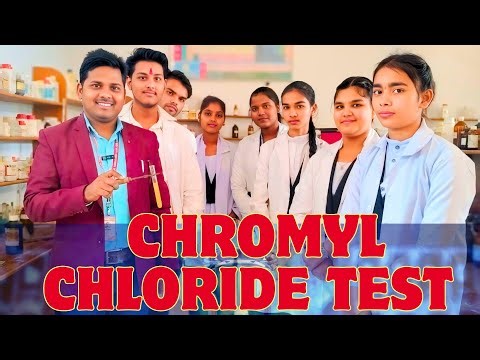 Chromyl Chloride Test Chloride Ion Test Salt Analysis Chemistry Experiment 11th,12th,JEE,NEET Mk Sir