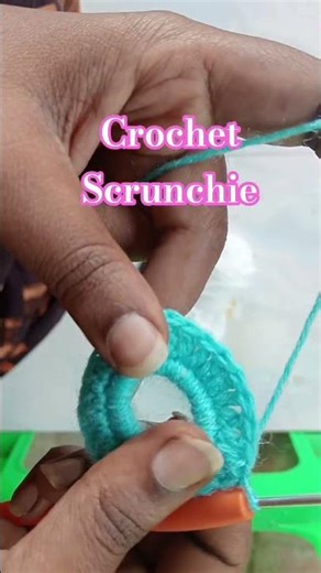 how to crochet tamil scrunchies easy