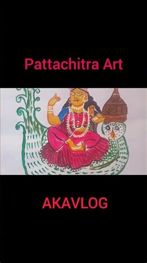Easy Pattachitra Art - School Project